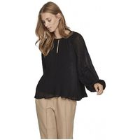 vila blusa top celine ls - black para mujer