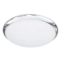 exo lighting - lmpara de techo carpi ip44 e27 2x23w gris cristal opal