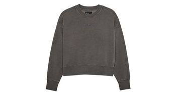 Sudadera fox wordmark women s oversized gris