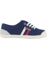 de kawasaki zapatillas lona kawasaki retro 23 k2390w azul marino franja 90w navy stripe