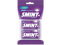 caramelos - smint twinpack by chupa chups sabor frutos rojos sin gluten azucar vitamina c 2x50 unidades 70g