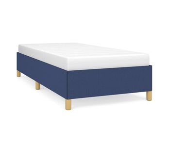 Estructura de cama de tela negro 100x200 cm