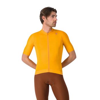 Maillot Castelli Espresso Manga Corta Naranja, Talla M