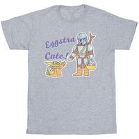 disney camiseta manga larga the mandalorian eggstra cute para nina
