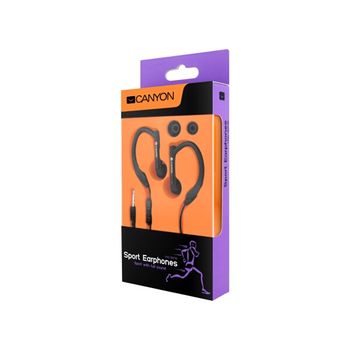 Sport Earphones with Microphone Black