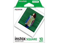 papel fotografico - fujifilm instax square iso 800 con borde blanco pack de 10 fotografias