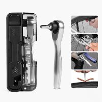 conjunto de herramientas multifuncionales mini llave 14 en 1 con tapa abatible portatil para bicicleta llave allen pal