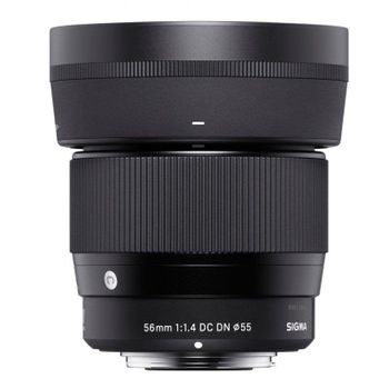 Objetivo Sigma 56mm F1.4 DC DN Sony E Autoenfoque 10 Elementos Negro