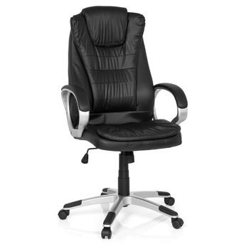 Sillón De Oficina Relax Wb100 Piel Sintética Negro