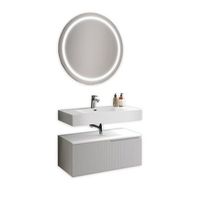 composicion bano 3 piezas venere blanco en mdf