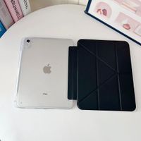 funda para ipad air 13 para ipad air 3 air 4 air 5 pro 11129 ipad 56789101112 soporte plegable en y de acrilico transparente para tablet