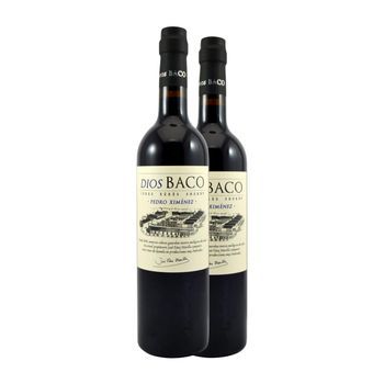 Dios Baco Vino Generoso Jerez-xérès-sherry 75 Cl 17% Vol. (pack De 2 Unidades)
