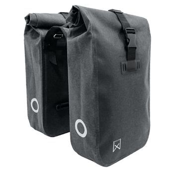 Alforjas De Bicicleta Impermeables Gris 34 L Willex