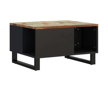Mesa de café - mesa de centro de madera maciza reciclada 60x50x35 cm