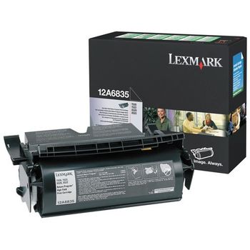 Lexmark 12A6835 toner negro XL (original)