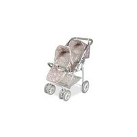 coche gemelar fantasy 45x70x73 cm cbolso altura manillar 47-77 cm