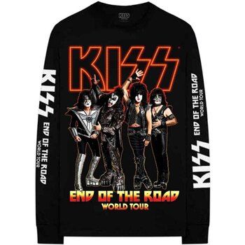 Kiss Camiseta manga larga End Of The Road Tour para mujer
