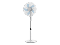 ventilador de pie - orbegozo sf 1040 45 w 3 velocidades muy silencioso inclinacion y altura regulable blanco