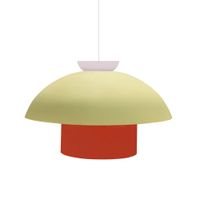 suspension irregular metal beige pantalla beige