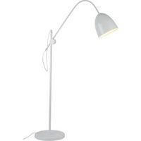 lampara de suelo - lampara de pie estilo minimalista- metal - beeb blanco