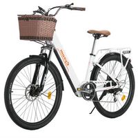 bicicleta electrica cysum cityrun-26 250w 36v10ah 26 neumaticos - blanca
