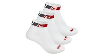 Calcetines gripgrab classic low cut  paquete de 3  blanco