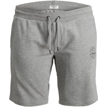 Jack & Jones Short 12229945 JPSTSHARK SWEAT SHORTS AT PLS LIGHT GREY MELANGE para hombre