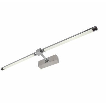Aplique Led 18w, Luz Neutra 4000k. 72cm, Acabado Cromo Brillante