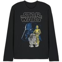 disney camiseta manga larga vader and droids para mujer