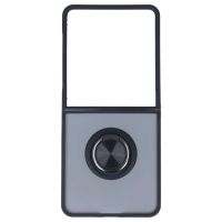 funda acrilica con anillo compatible con samsung galaxy z flip 7