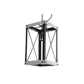 Lampara Techo Metal Metal 25x25x43 E27 Marron