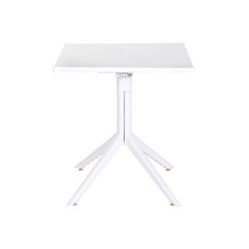 Mesa Metal Pp 70x70x75 Reciclado Blanco