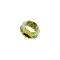 tuerca de husillo de rueda m25x15 llave 28mm titan oro