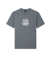 ax armani exchange para hombre xm002776af10356u8144 camiseta logo gris xl casual algodon manga corta