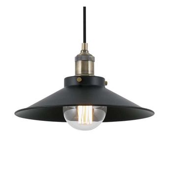 Lámpara retro-vintage marlin -negra-