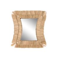 espejo yute espejo 62x4x70 natural