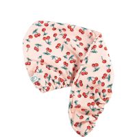 the vintage cosmetic company cherry print hair turban