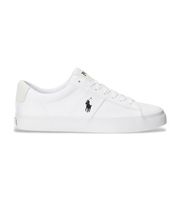 polo ralph lauren para hombre 816893734003 zapatillas rlite court blanco 46 piel plano cordones casual