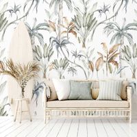papel pintado autoadhesivo estampado flores 65x260cm