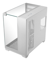caja atx semitorre gaming mars gaming mcvision triple cristal templado gpu 415mm 1x35 3x25 blanco