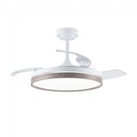 ventilador led aspas plegables panam cct dim 72w