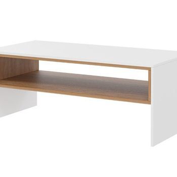 Mesa De Café Bedford D102, Aglomerado Laminado, Angular, 46x60x120cm