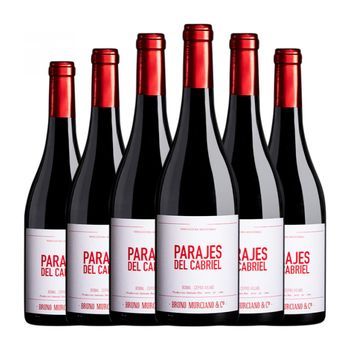 Murciano & Sampedro Vino Tinto Parajes Del Cabriel Utiel-requena 75 Cl 14.5% Vol. (pack De 6 Unidades)