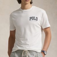 polo ralph lauren varsity custom-fit cotton-jersey t-shirt - m