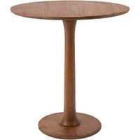 mesa auxiliar morristown madera marron o 70 cm clp