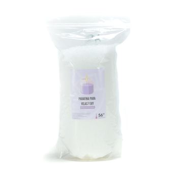 CUENCUM Cera de Parafina Natural 1Kg - Perlas Blancas para Velas Aromáticas y Manualidades DIY. Ideal para Crear Velas de Forma Personalizada con Aroma, Excelente Calidad para Proyectos de