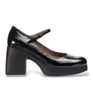 wonders para mujer h-494020245792 zapatos de piel lady negro 38 5 a 8cm hebilla casual