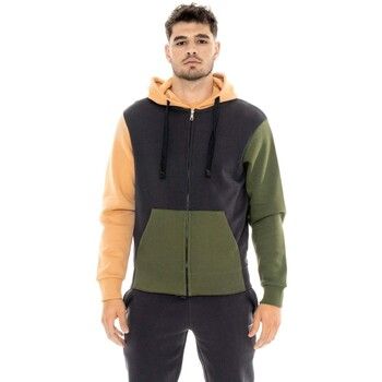 Leone 1947 Polar Man Hoody Full Zip Color Block para hombre