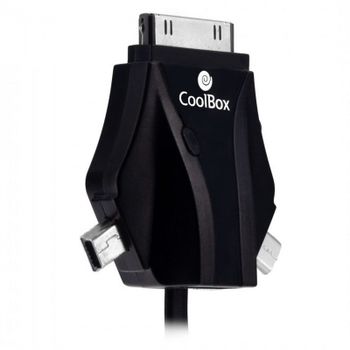 CoolBox ACD 301 Cable de Carga USB 1m Negro