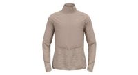 chaqueta de manga larga odlo run easy warm beige